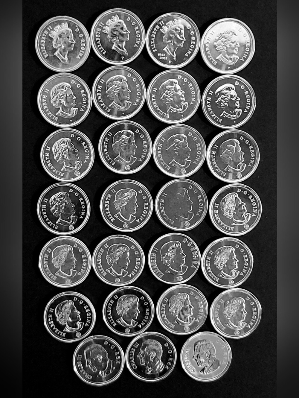 2000 - 2025 Canada Nickels 5 Cent 27 Coins - High Grade - Coin Collection